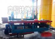 分布固定式切割機，空翻轉地翻過程